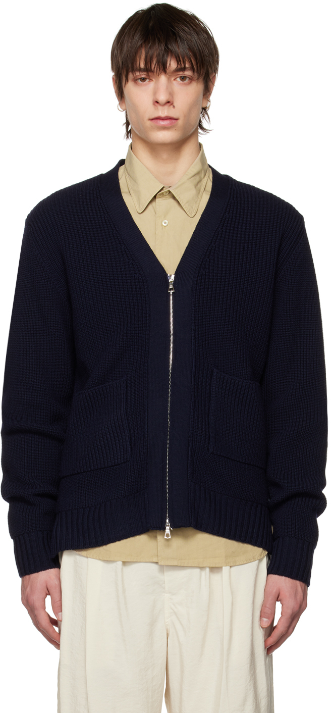 Officine Générale Navy Miles Cardigan Officine Generale