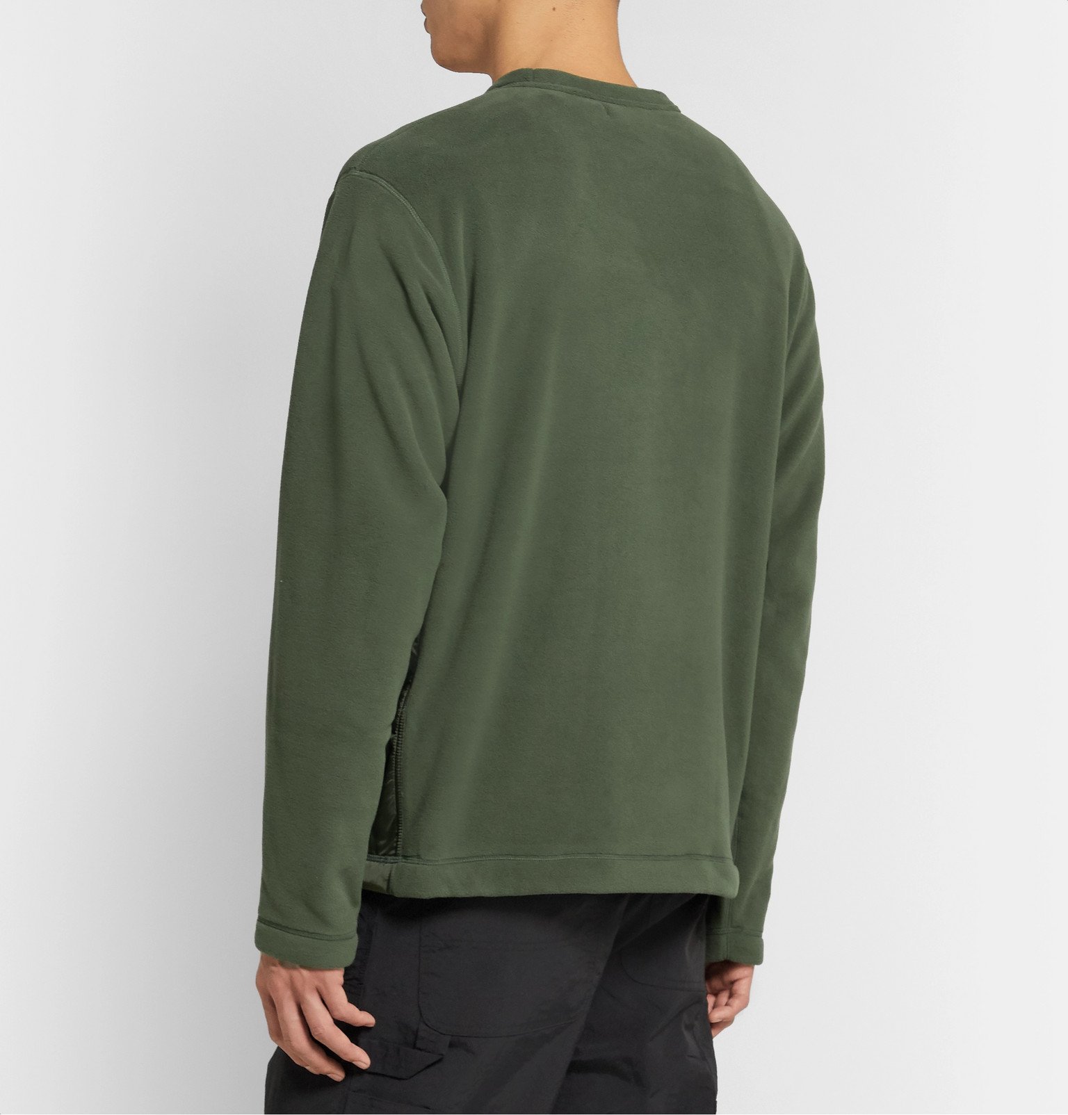 coach crew pullover poly fleece polartec