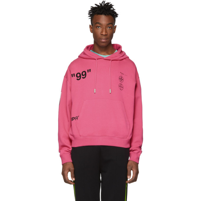 Exclusive Pink Impressionism Boat Hoodie Off-White