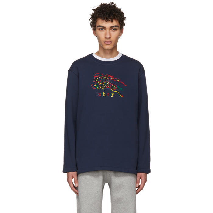 rainbow burberry sweatshirt