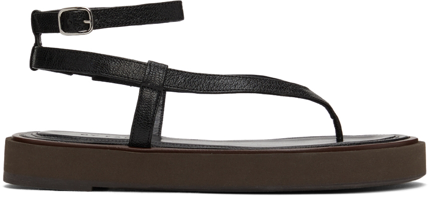 BY FAR Black Cece Sandals By Far