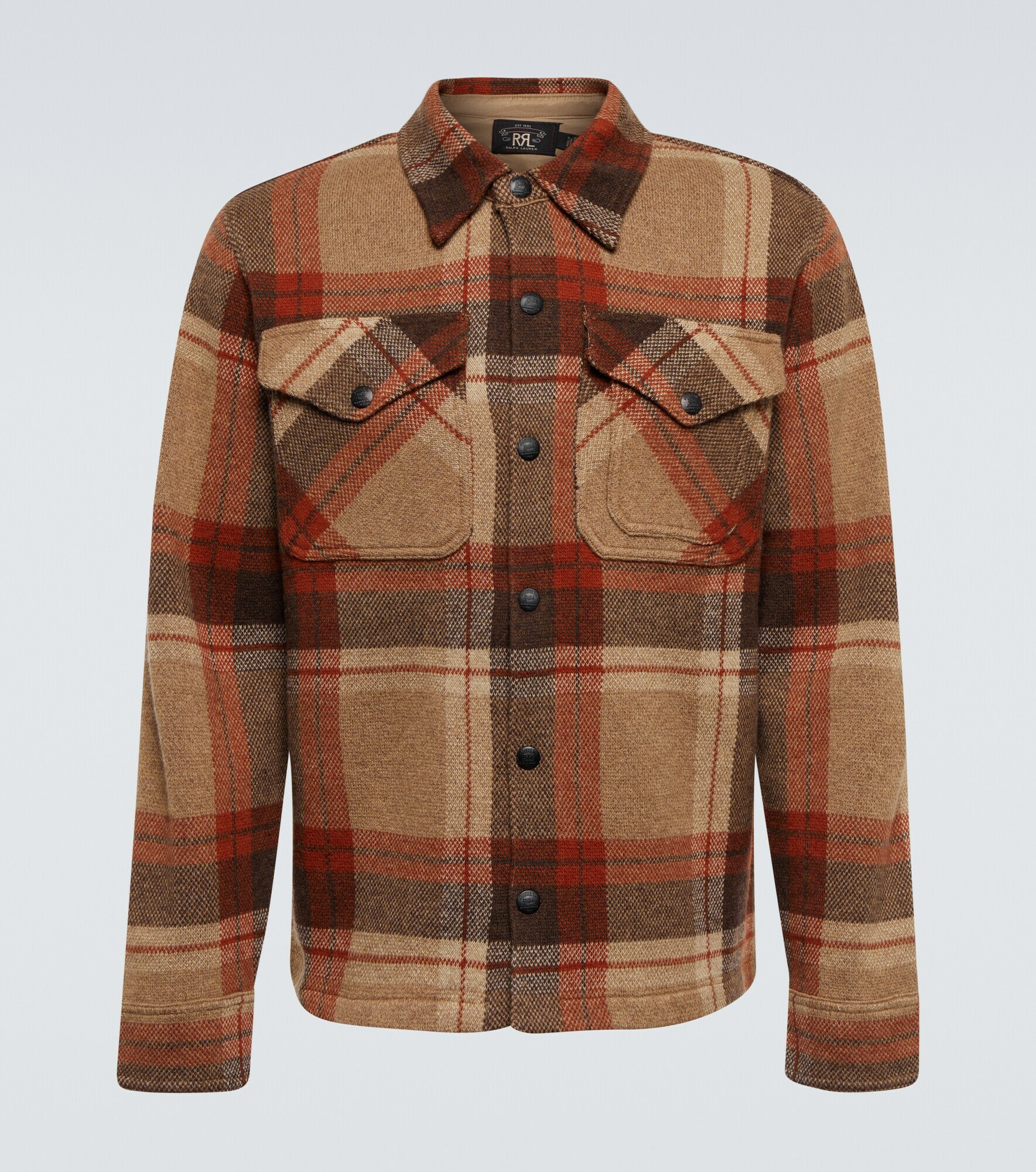 RRL Plaid wool shirt RRL