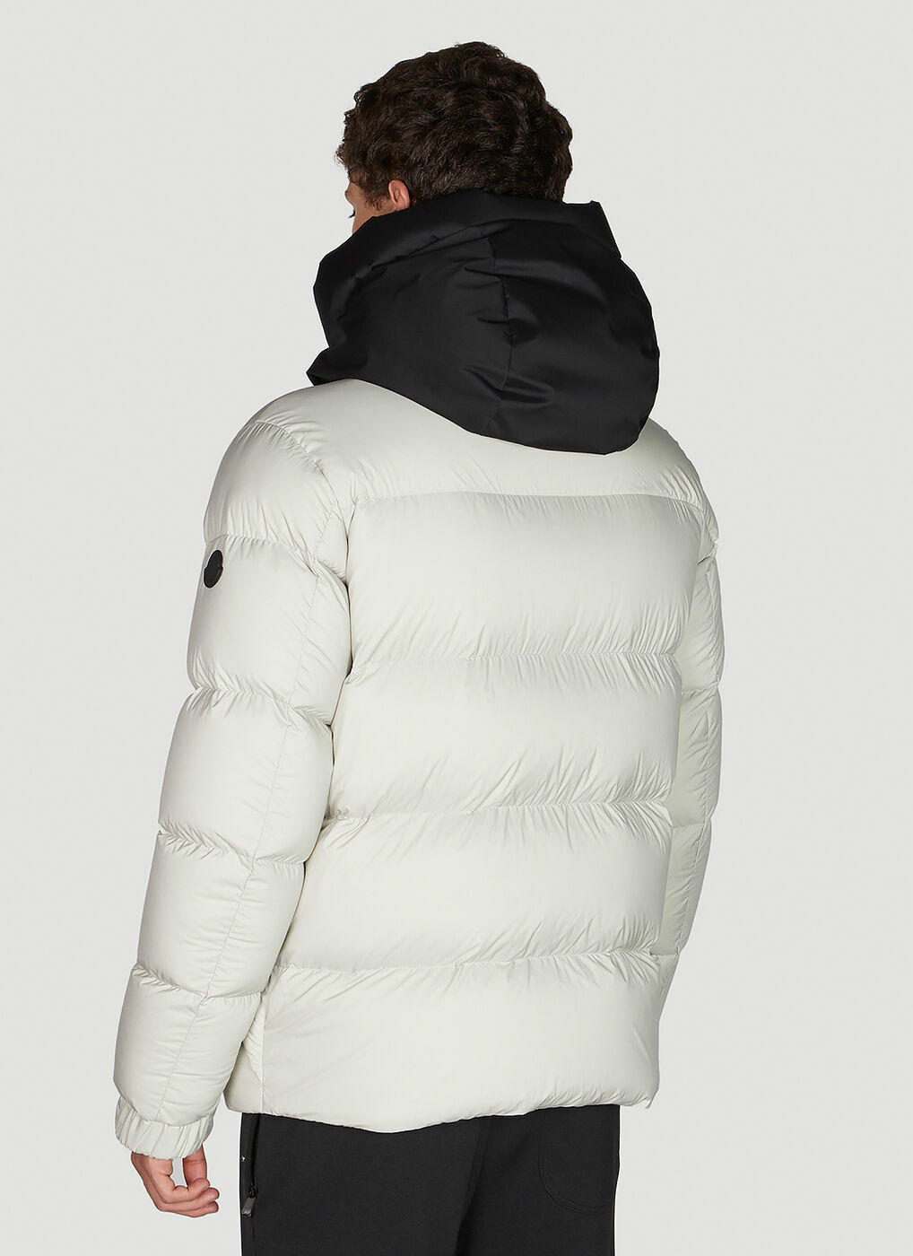 Madeira Down Hooded Jacket in White Moncler