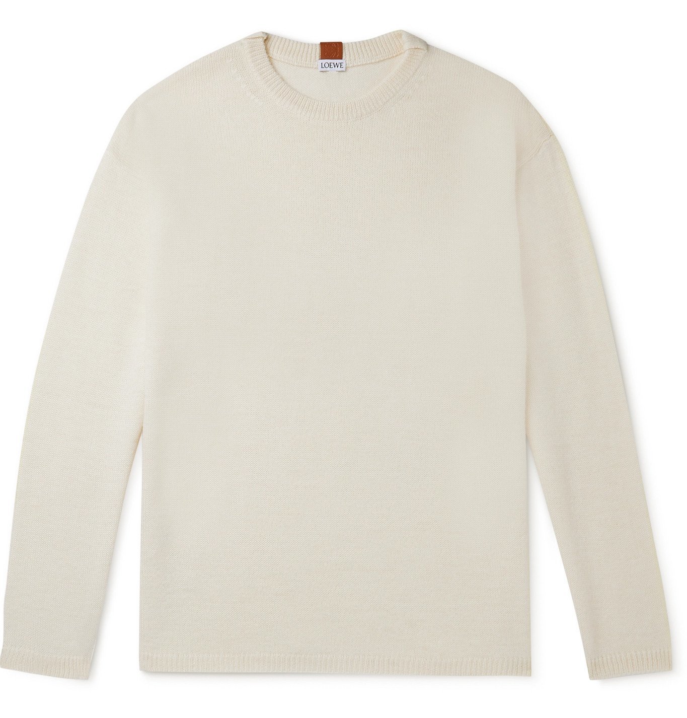 LOEWE - Knitted Sweater - White Loewe