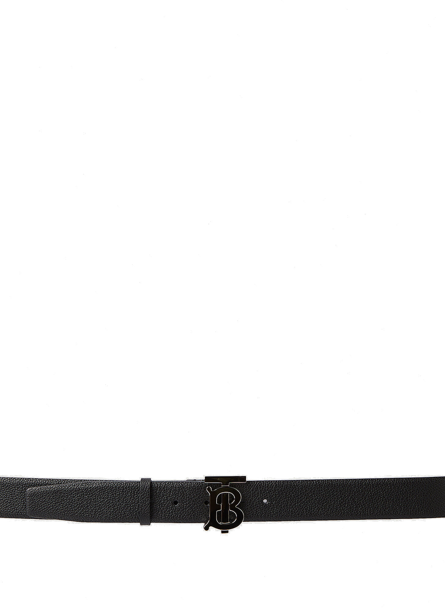 Reversible TB Monogram Belt In Black Burberry