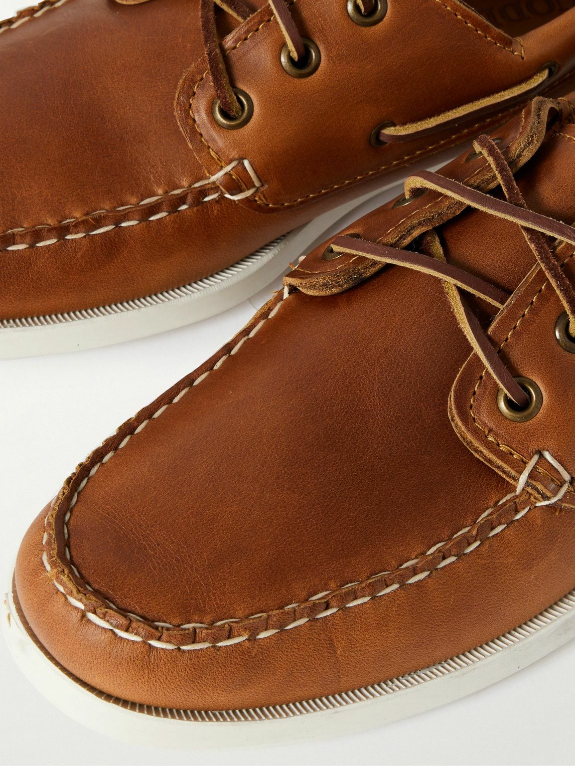 Quoddy Leather Boat Shoes Brown Quoddy