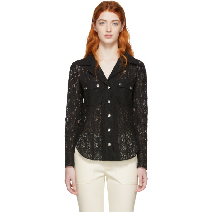 Chloe Black Lace Shirt Chloe