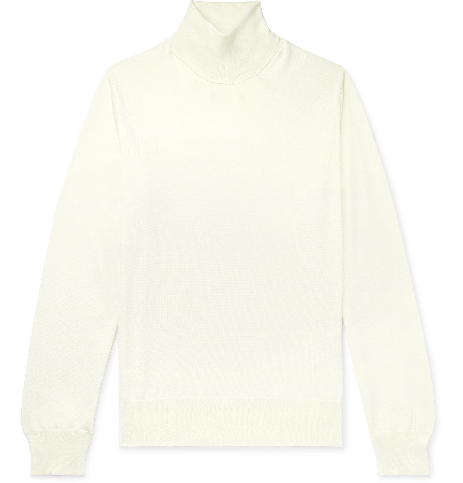 Dolce & Gabbana - Cashmere and Silk-Blend Rollneck Sweater - Ecru Dolce