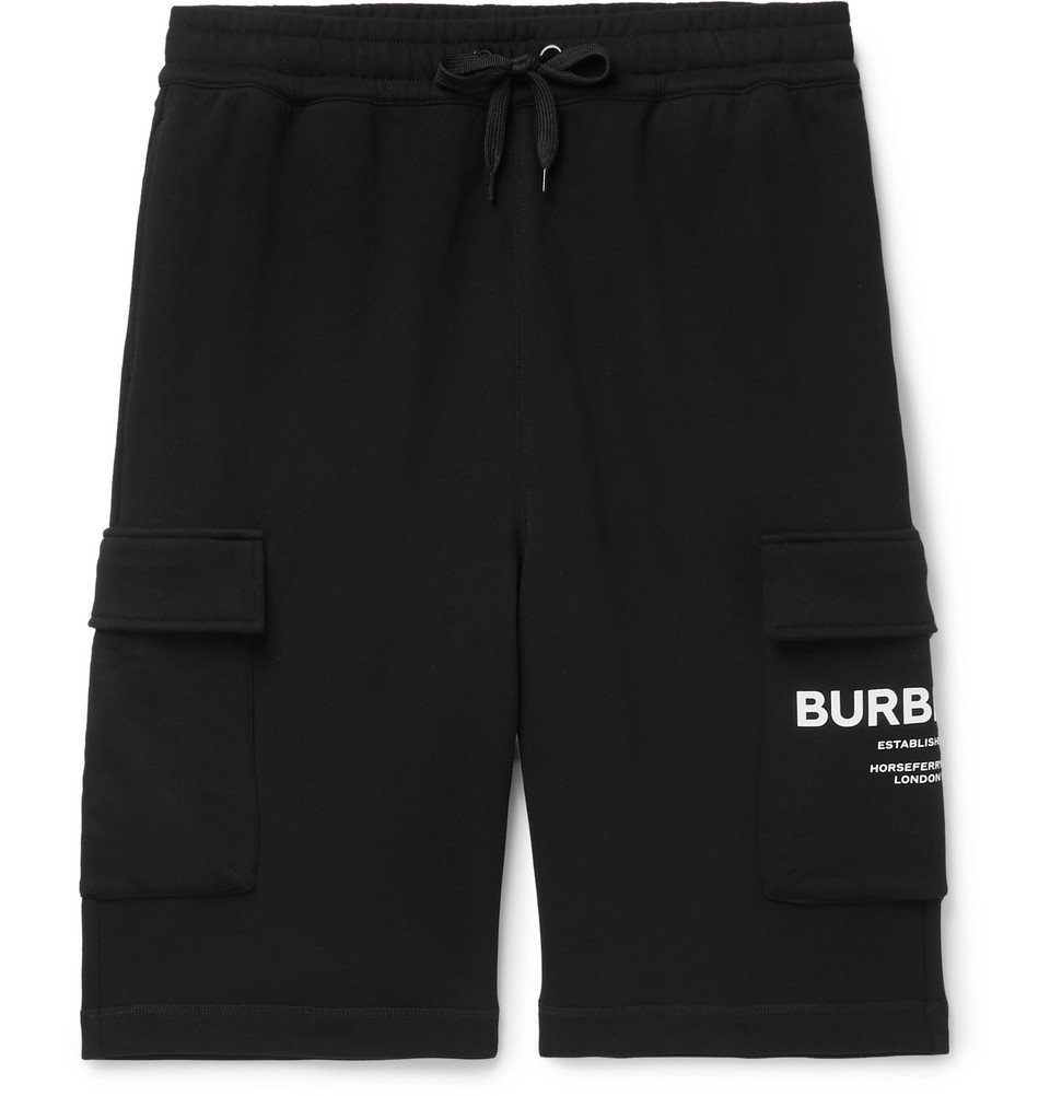 Loopback Cotton-Jersey Cargo Shorts 