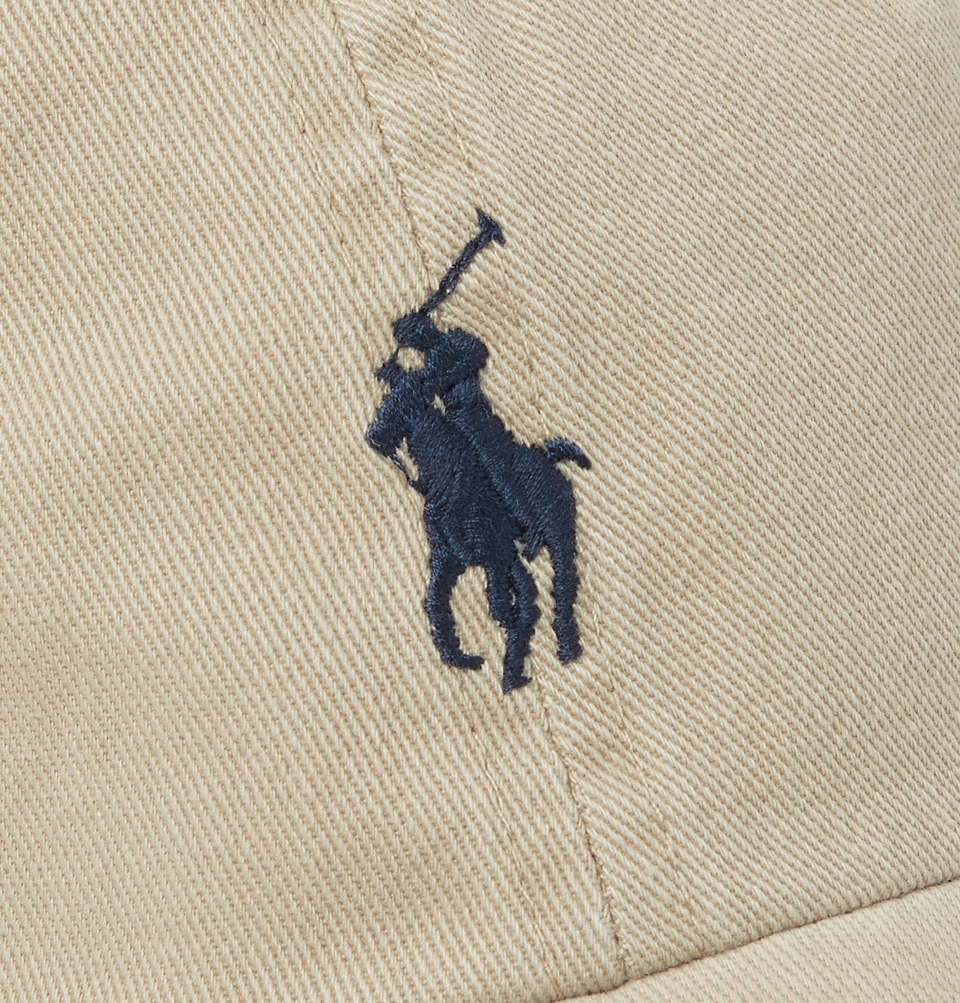 POLO RALPH LAUREN - Logo-Embroidered Cotton-Twill Baseball Cap - Neutrals  Polo Ralph Lauren