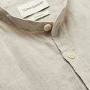 Oliver Spencer - Grandad-Collar Linen Shirt - Neutrals