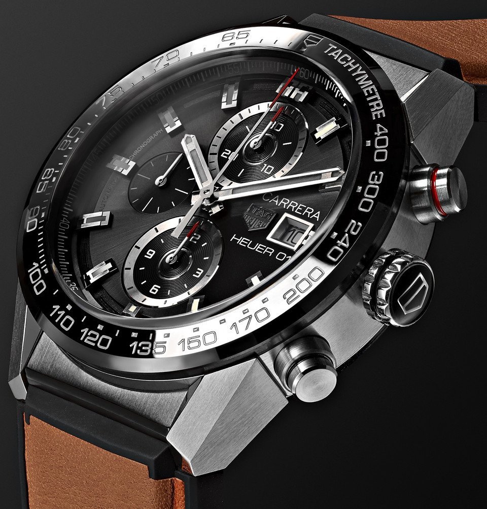 TAG Heuer Carrera Automatic Chronograph 43mm BrushedSteel and