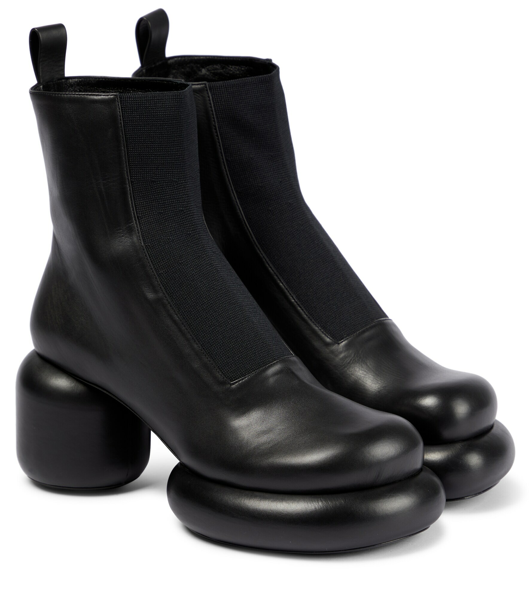 Jil Sander Platform leather Chelsea boots Jil Sander