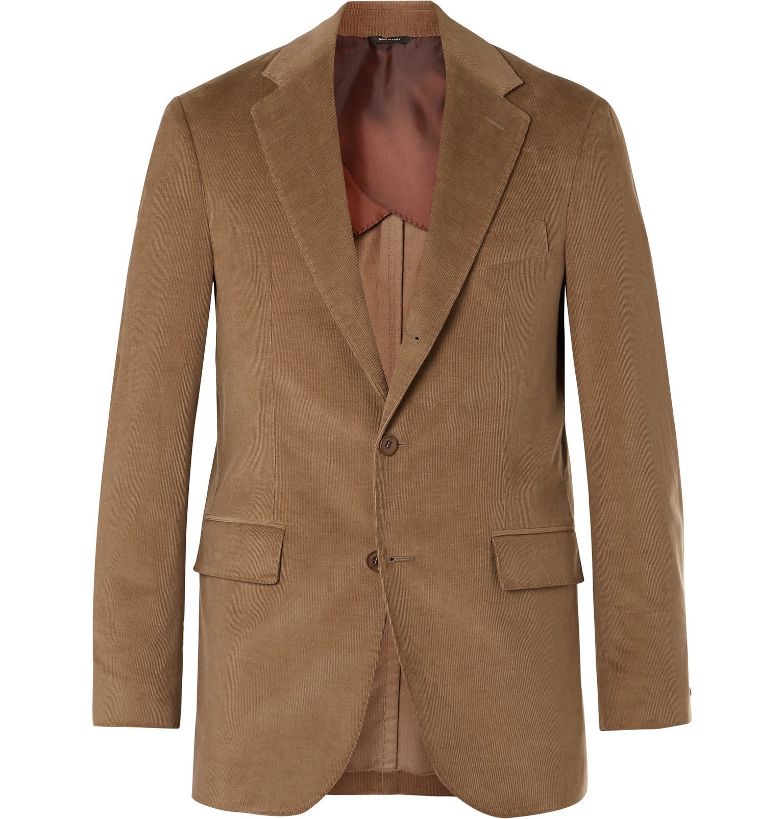 Loro Piana - Rain System Cotton and Cashmere-Blend Corduroy Suit Jacket ...