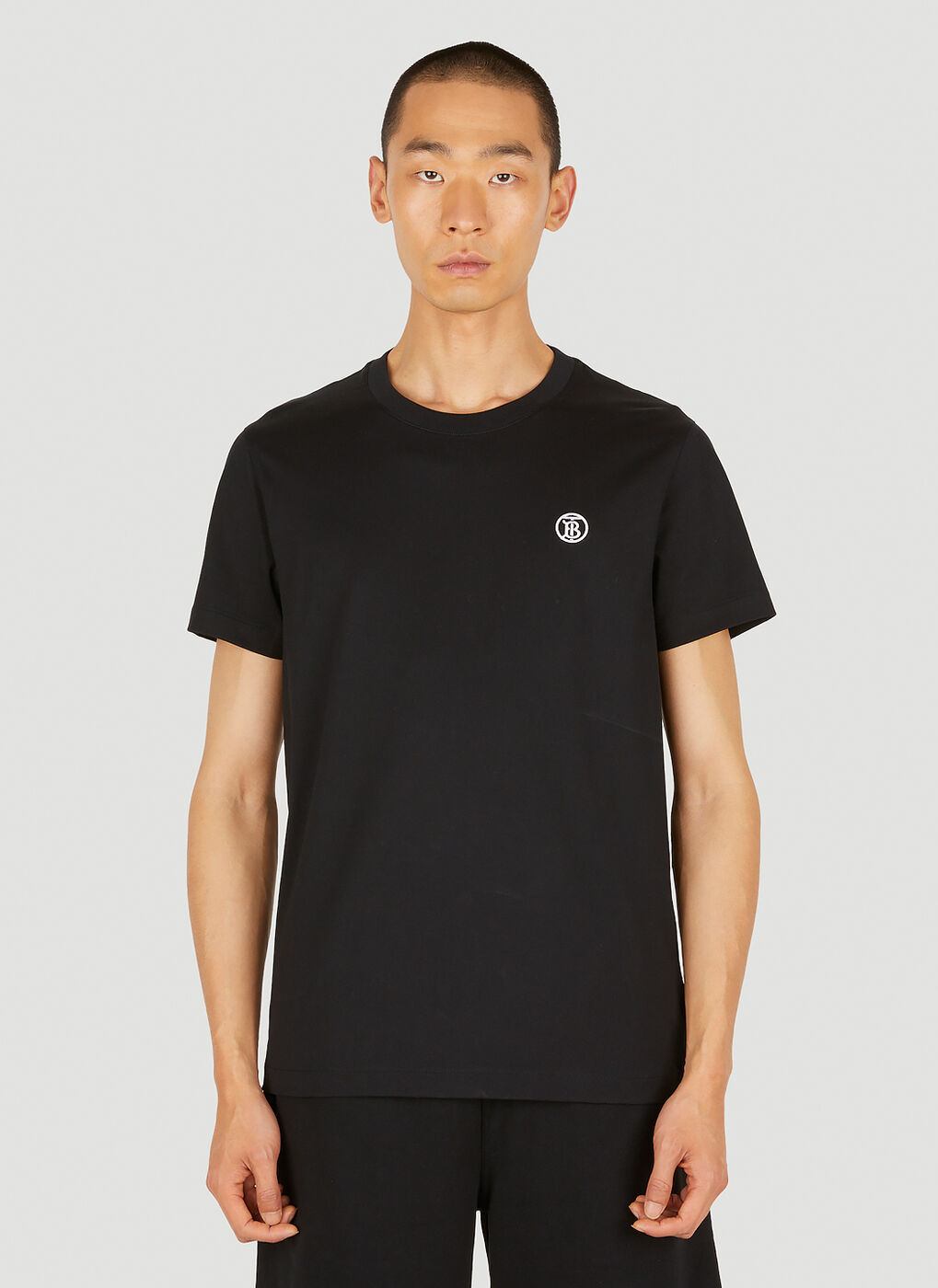 Logo T-Shirt in Black Burberry