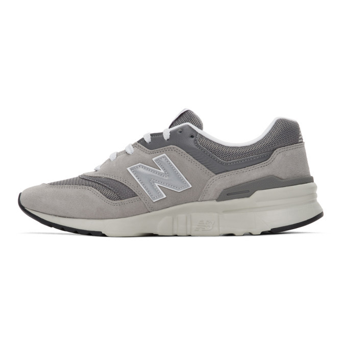 New Balance Grey and Silver 997H Sneakers