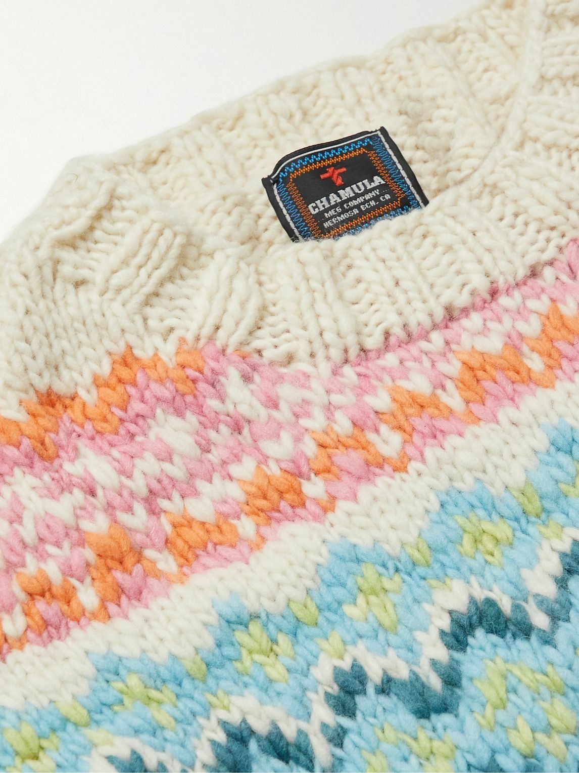 Chamula - Fair Isle Merino Wool Sweater - Multi Chamula