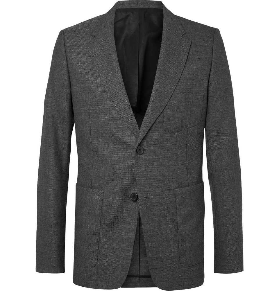 AMI - Grey Slim-Fit Unstructured Wool Suit Jacket - Gray AMI