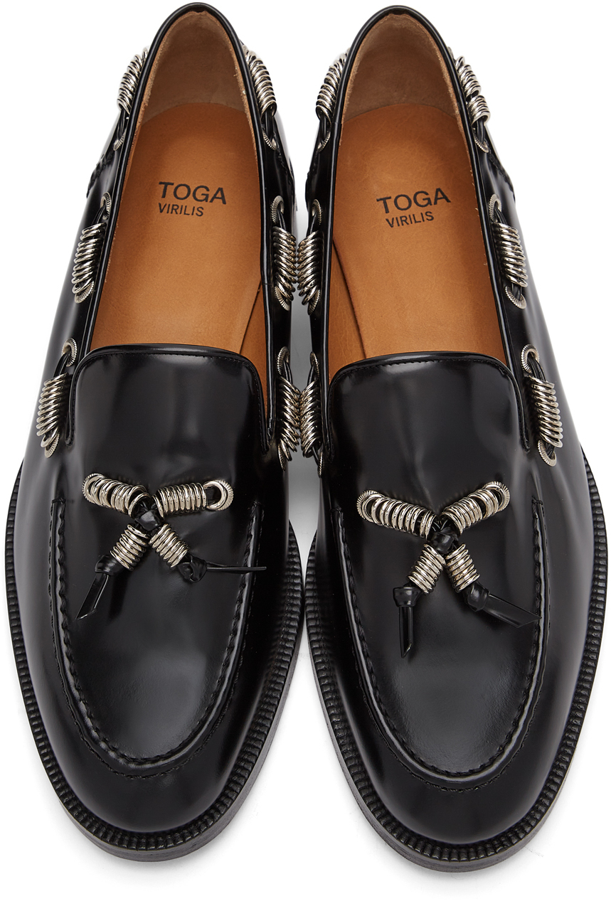 Toga Virilis Black Polido Loafers Toga Virilis