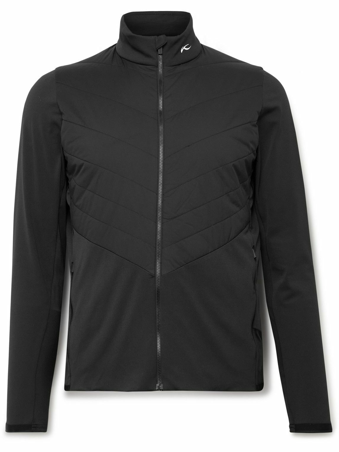 Kjus Golf - Release Quilted Shell and Stretch-Jersey Golf Jacket ...