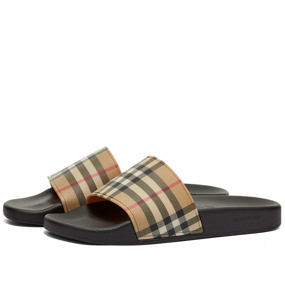 burberry furley slides womens