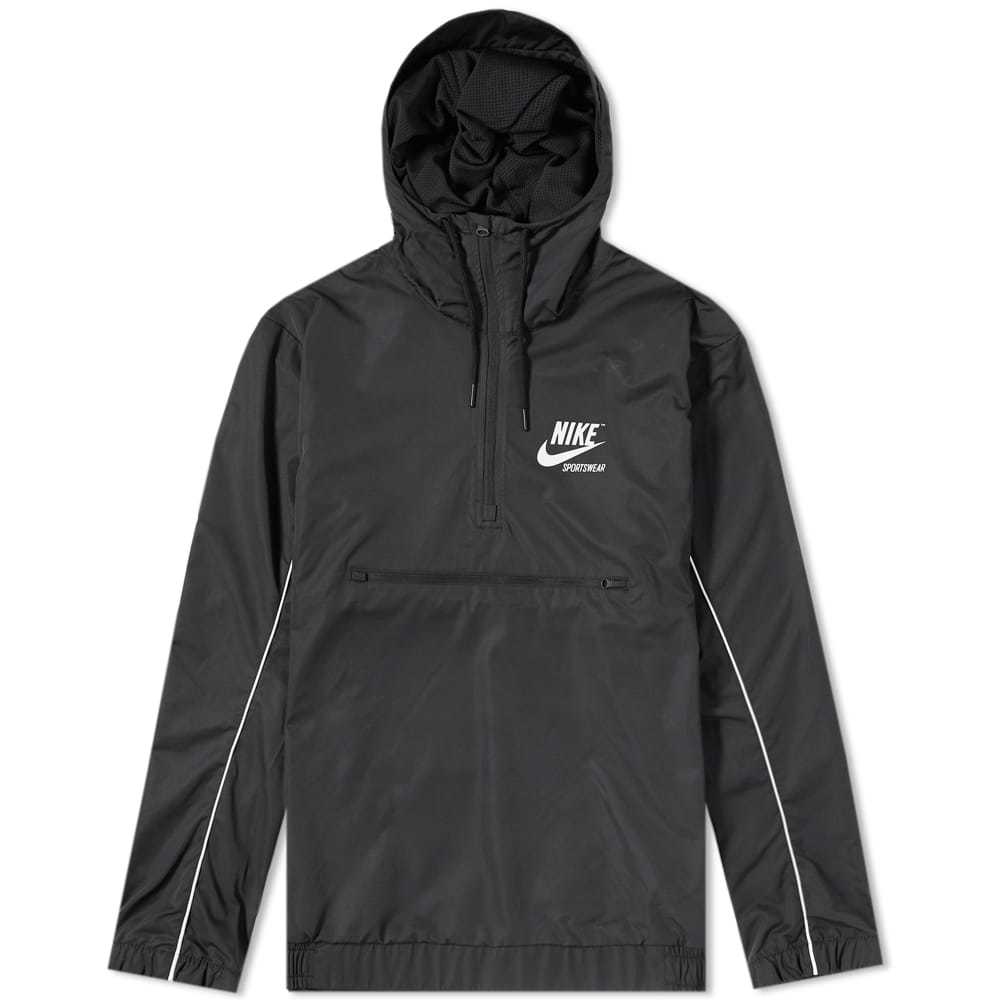 Nike Archive Woven Hooded Jacket Black Nike