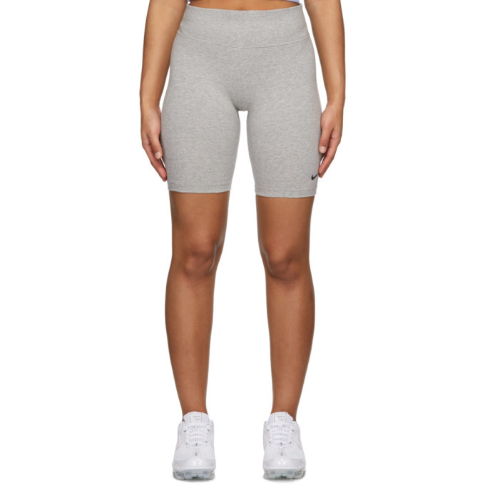 womens grey nike cycling shorts