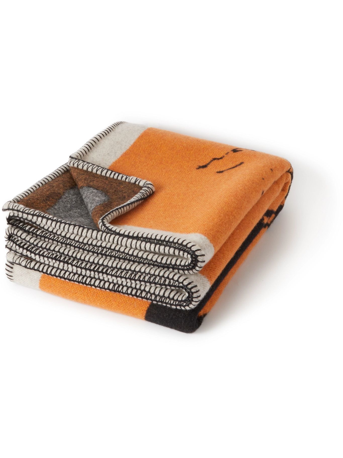 JW Anderson Magdalene Odundo Intarsia Wool and CashmereBlend Blanket