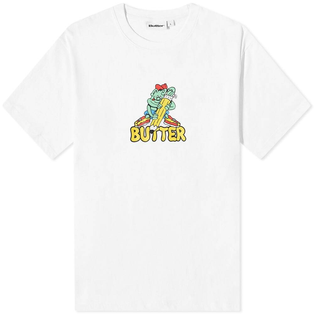 Butter Goods Men's Martian TShirt in White Butter Goods