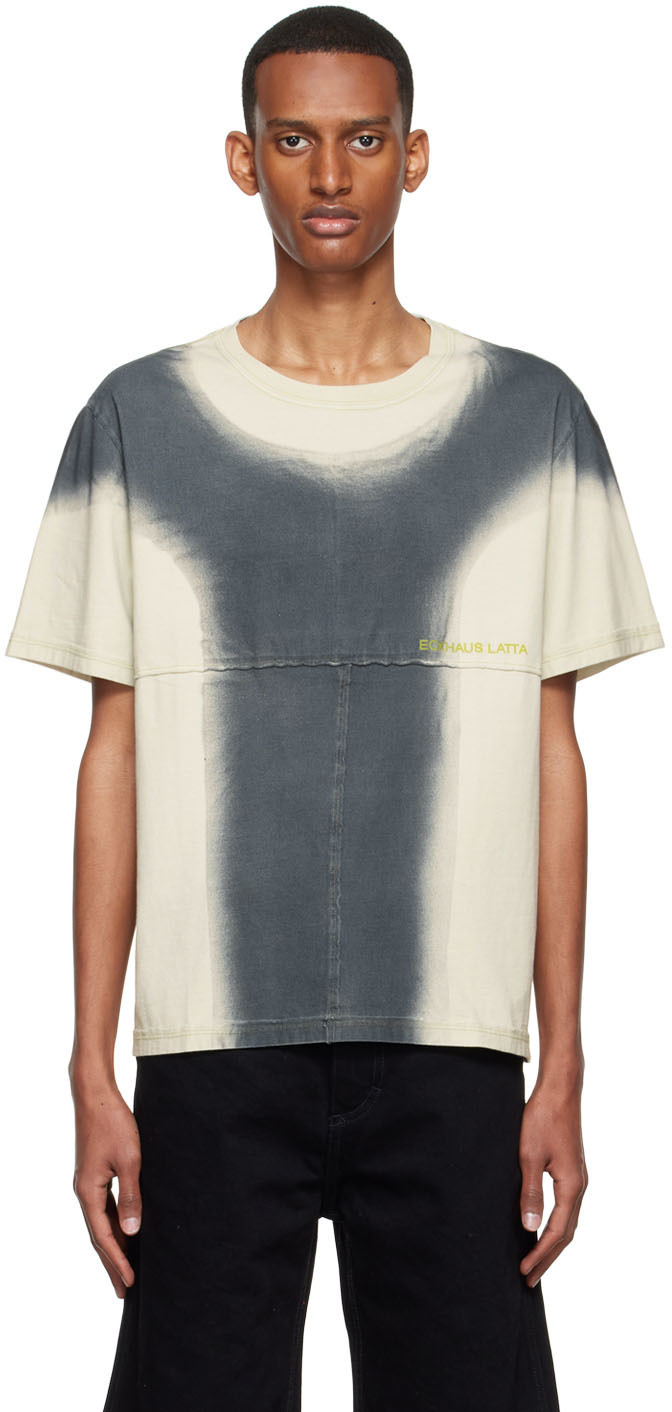 Eckhaus Latta Gray Cotton T-Shirt Eckhaus Latta