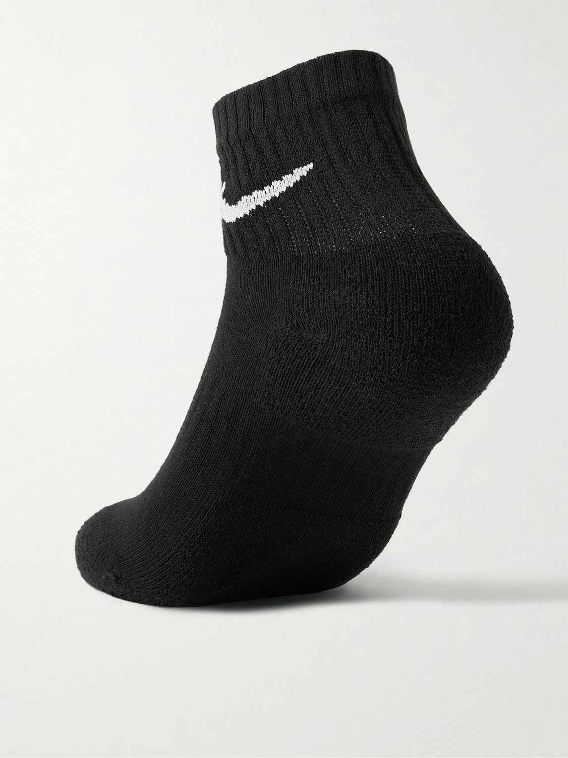 Nike Training - Six-Pack Everyday Cushioned Dri-FIT Socks - Black Nike ...