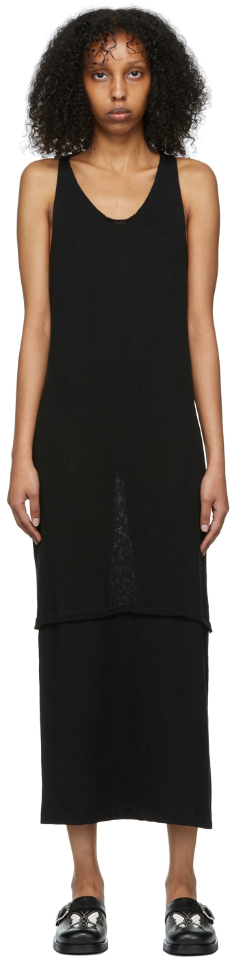 Our Legacy Black Venosa Midi Dress Our Legacy