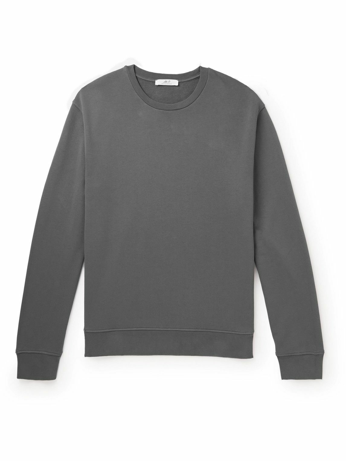 Mr P. - Cotton-Jersey Sweatshirt - Gray Mr P.