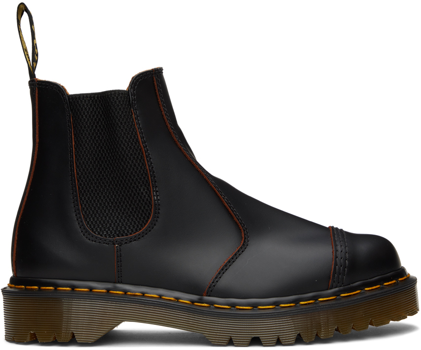 Photo: Dr. Martens Black 2976 Vintage 'Made In England' Chelsea Boots