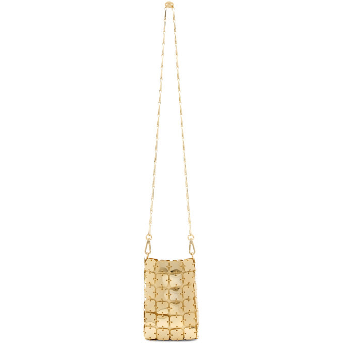 paco rabanne gold bag