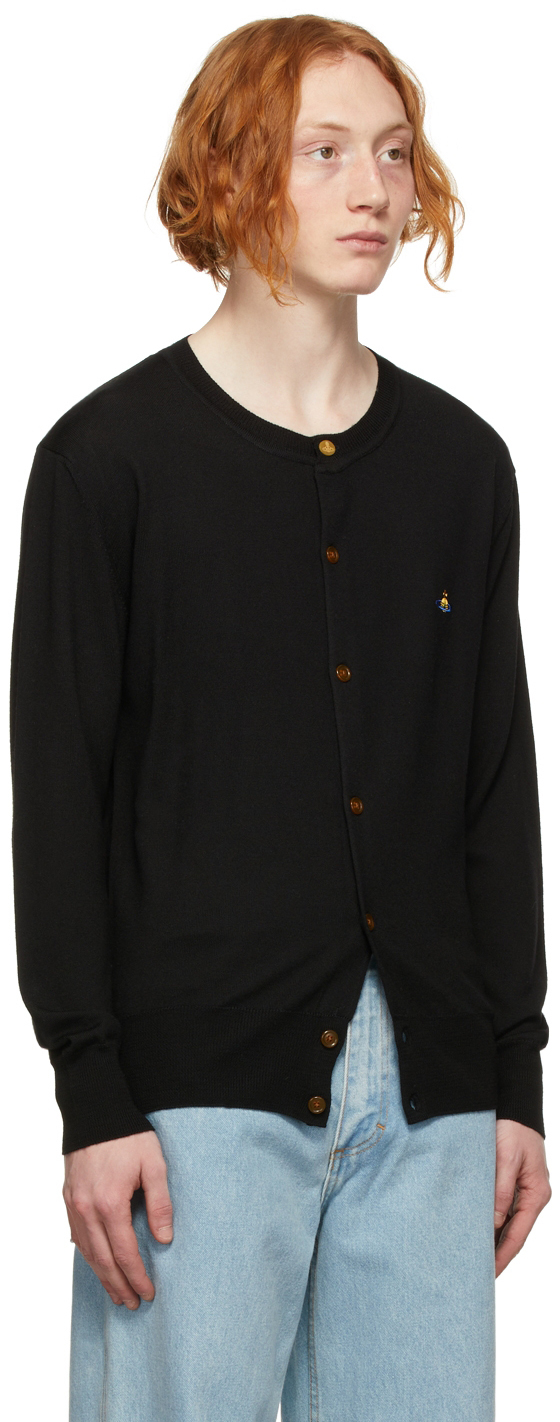 Vivienne Westwood Black Orb Cardigan 