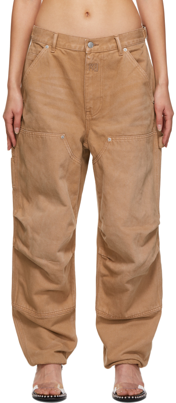 double front carpenter jeans