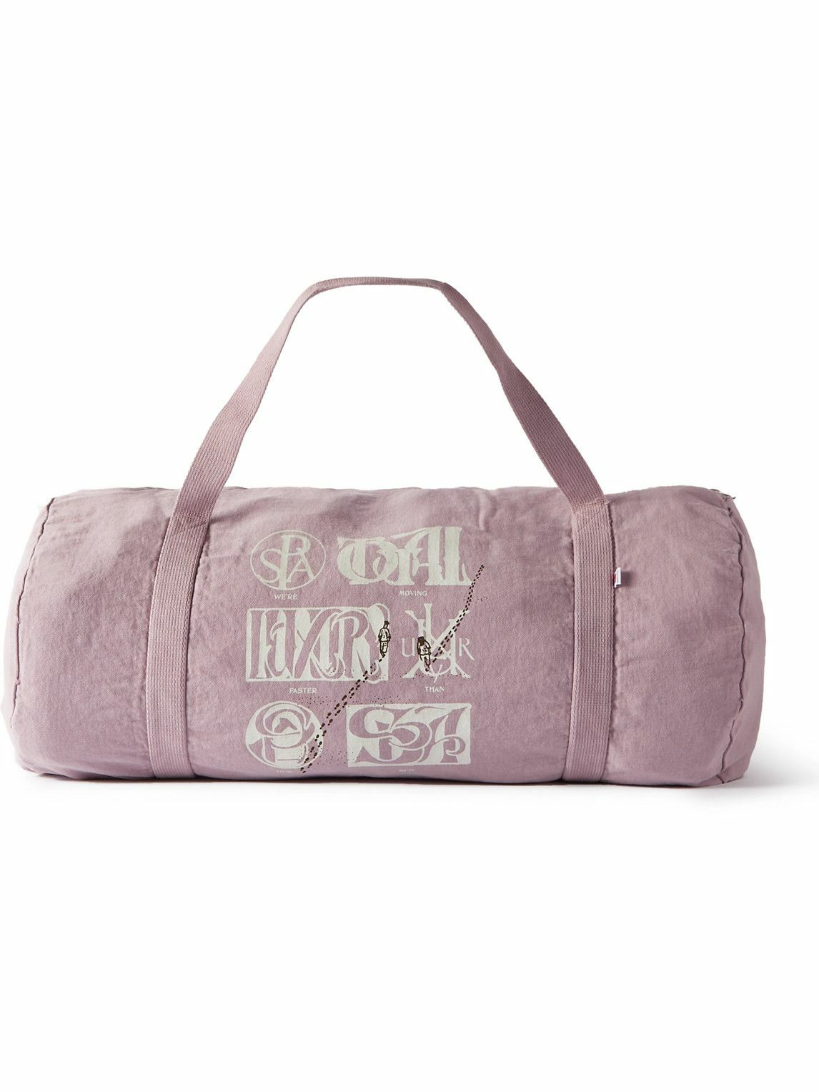 Total Luxury Spa Printed CottonCanvas Duffle Bag Total Luxury Spa