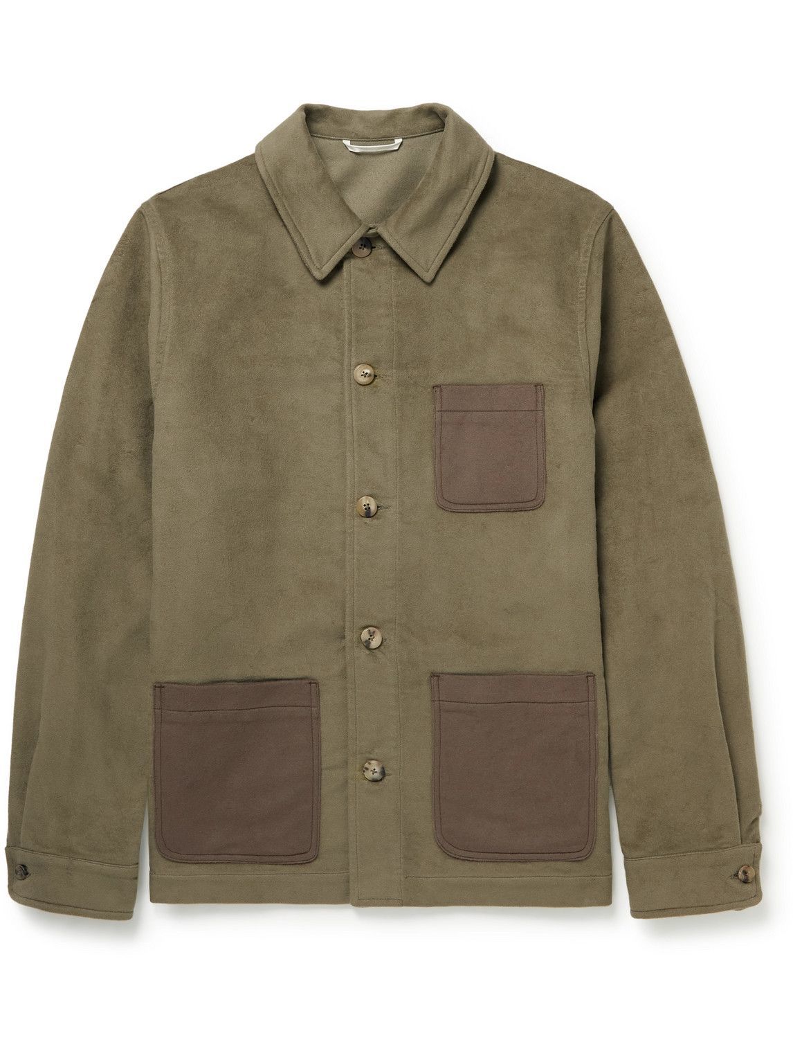 De Bonne Facture - Cotton-Moleskin Chore Jacket - Green De Bonne Facture