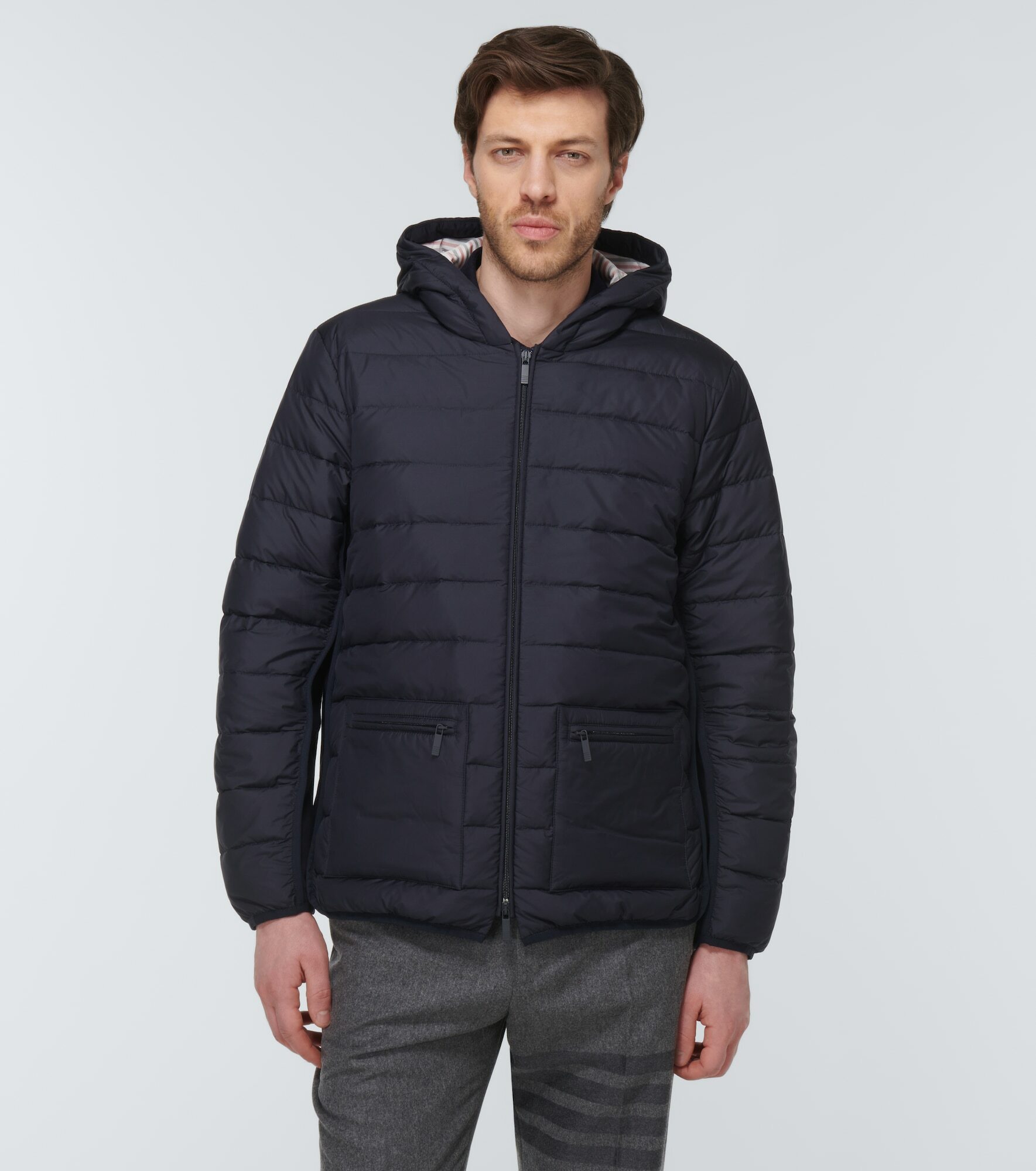 Thom Browne - 4-Bar technical down jacket Thom Browne