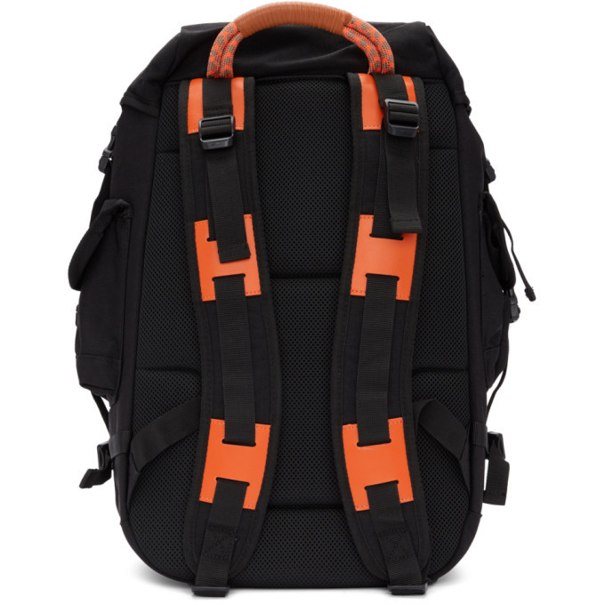 LiNing Black Nylon Logo Backpack LiNing