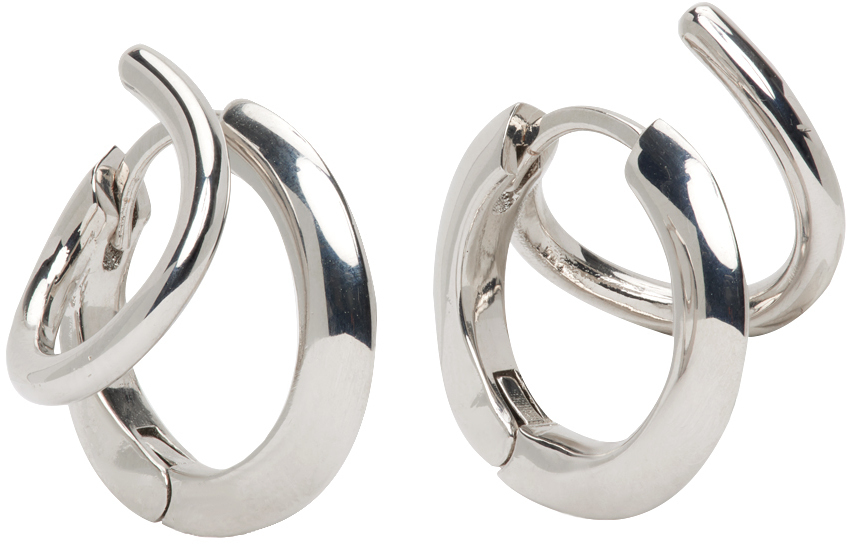 Panconesi Silver Stellar Hoops Panconesi