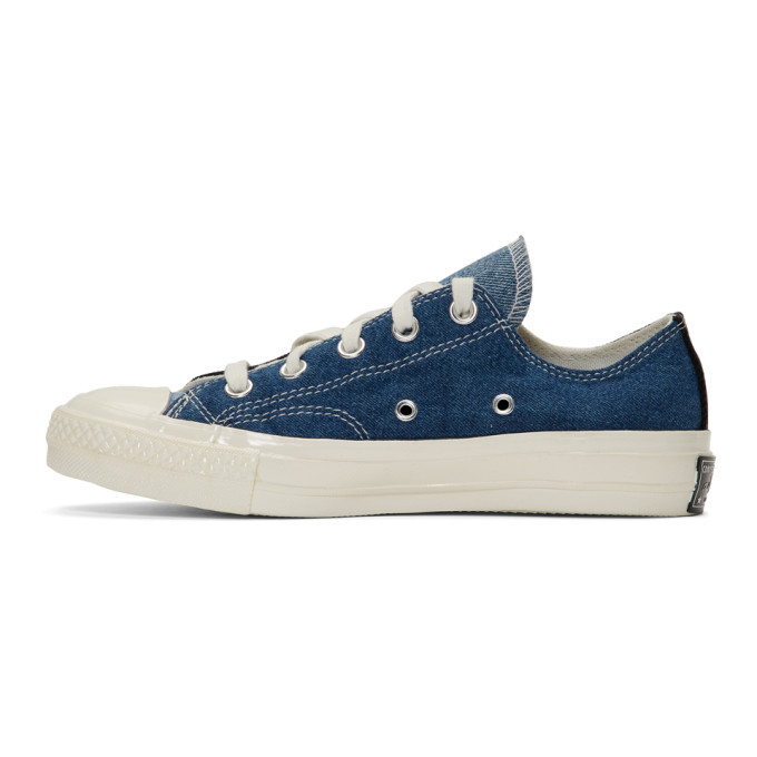 Converse Blue Denim Renew Tripanel Chuck 70 Low Sneakers Converse