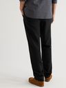 Oliver Spencer - Herringbone Virgin Wool and Cotton-Blend Drawstring Trousers - Gray