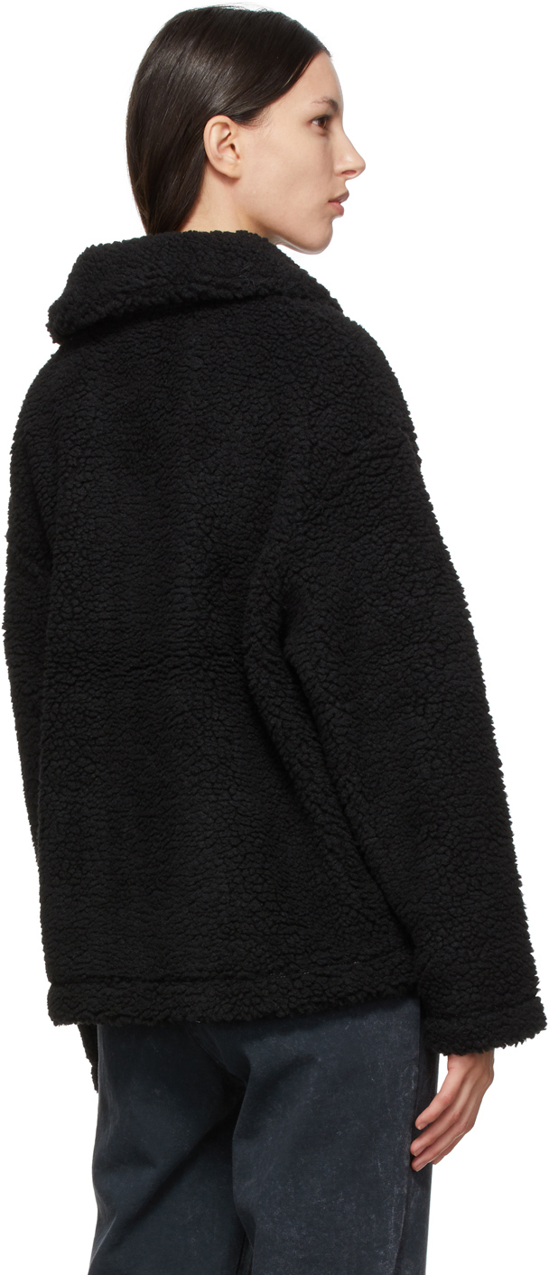 Nike Black Sherpa Swoosh Jacket Nike