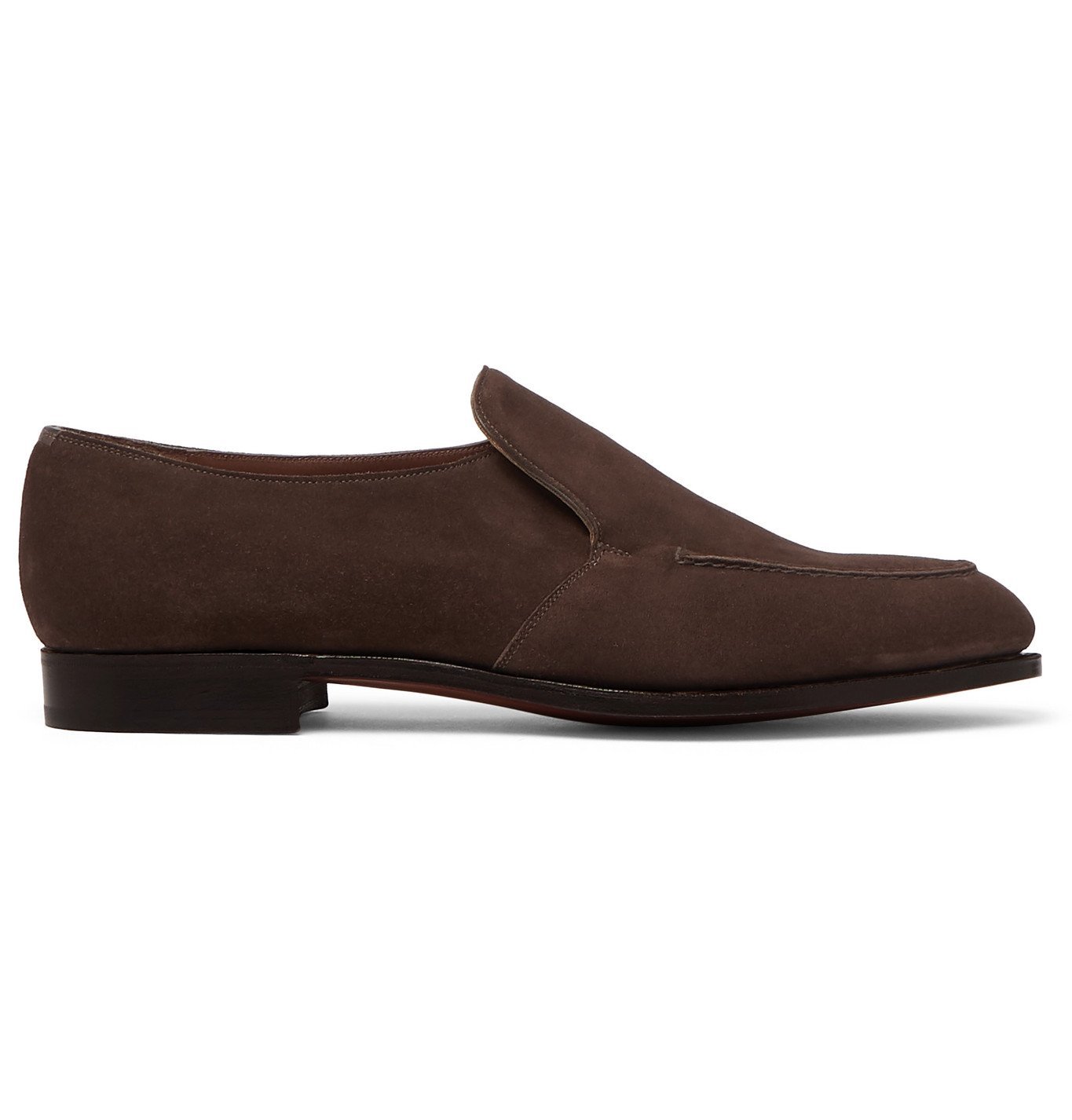 Edward Green - Lewes Suede Loafers - Brown Edward Green