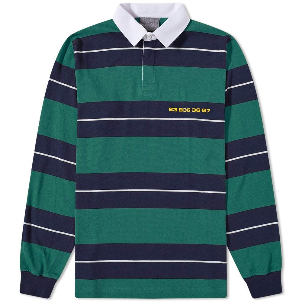 VTMNTS Numbers Striped Rugby Shirt VTMNTS