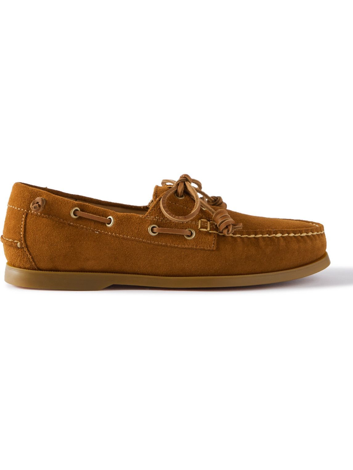 Photo: Polo Ralph Lauren - Merton Suede Boat Shoes - Brown