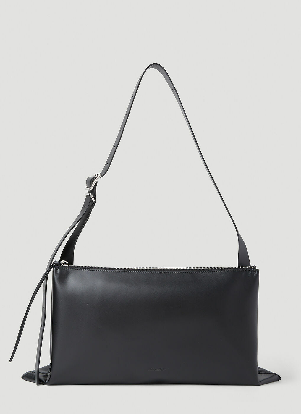 Jil Sander - Empire Medium Shoulder Bag in Black Jil Sander
