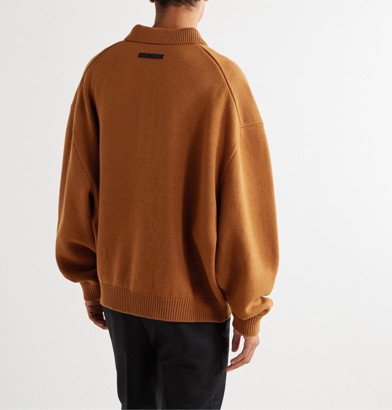 Fear of God for Ermenegildo Zegna - Wool Polo Shirt - Brown Fear